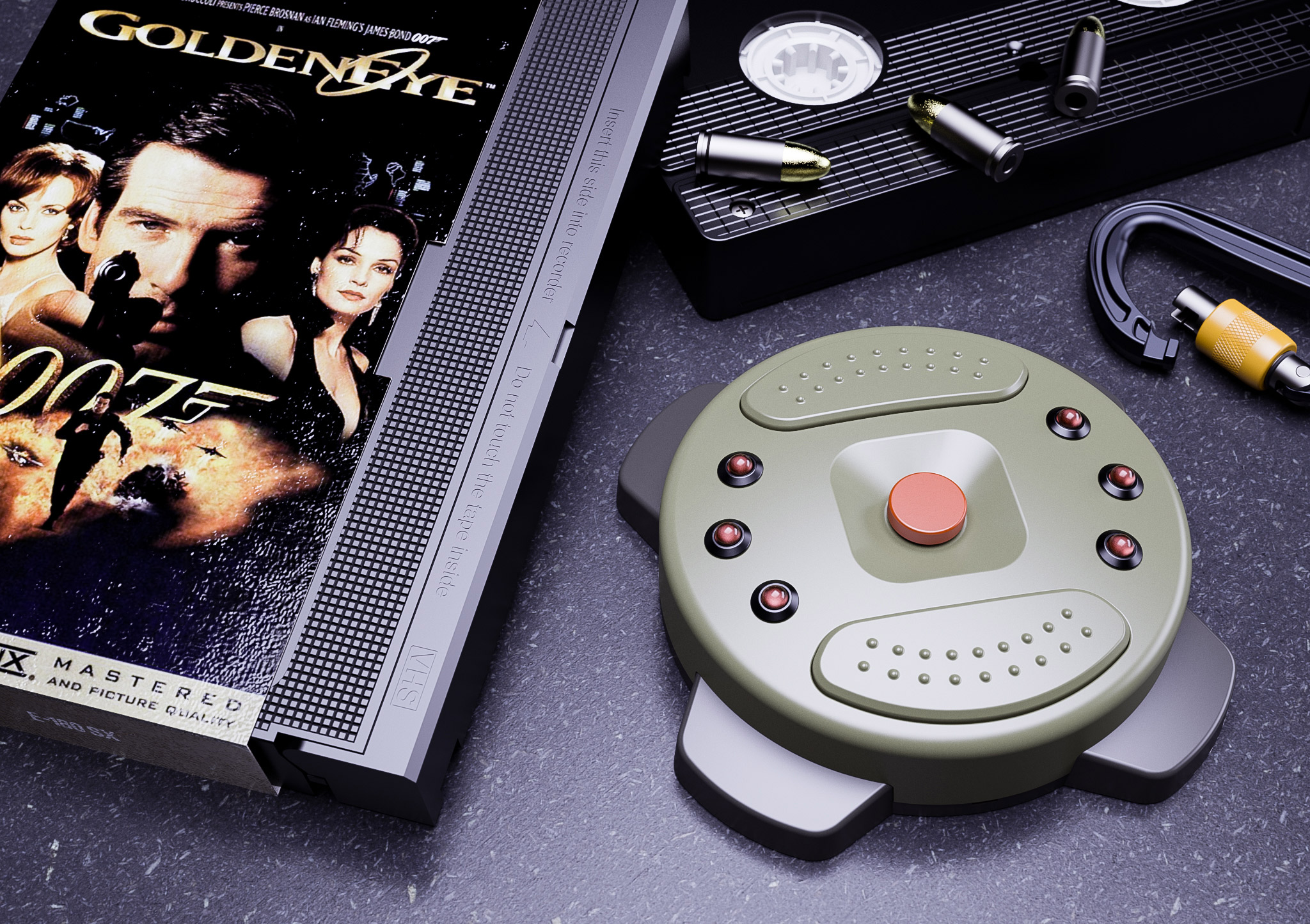 James Bond, 007 Magnetic Mine from Goldeneye.