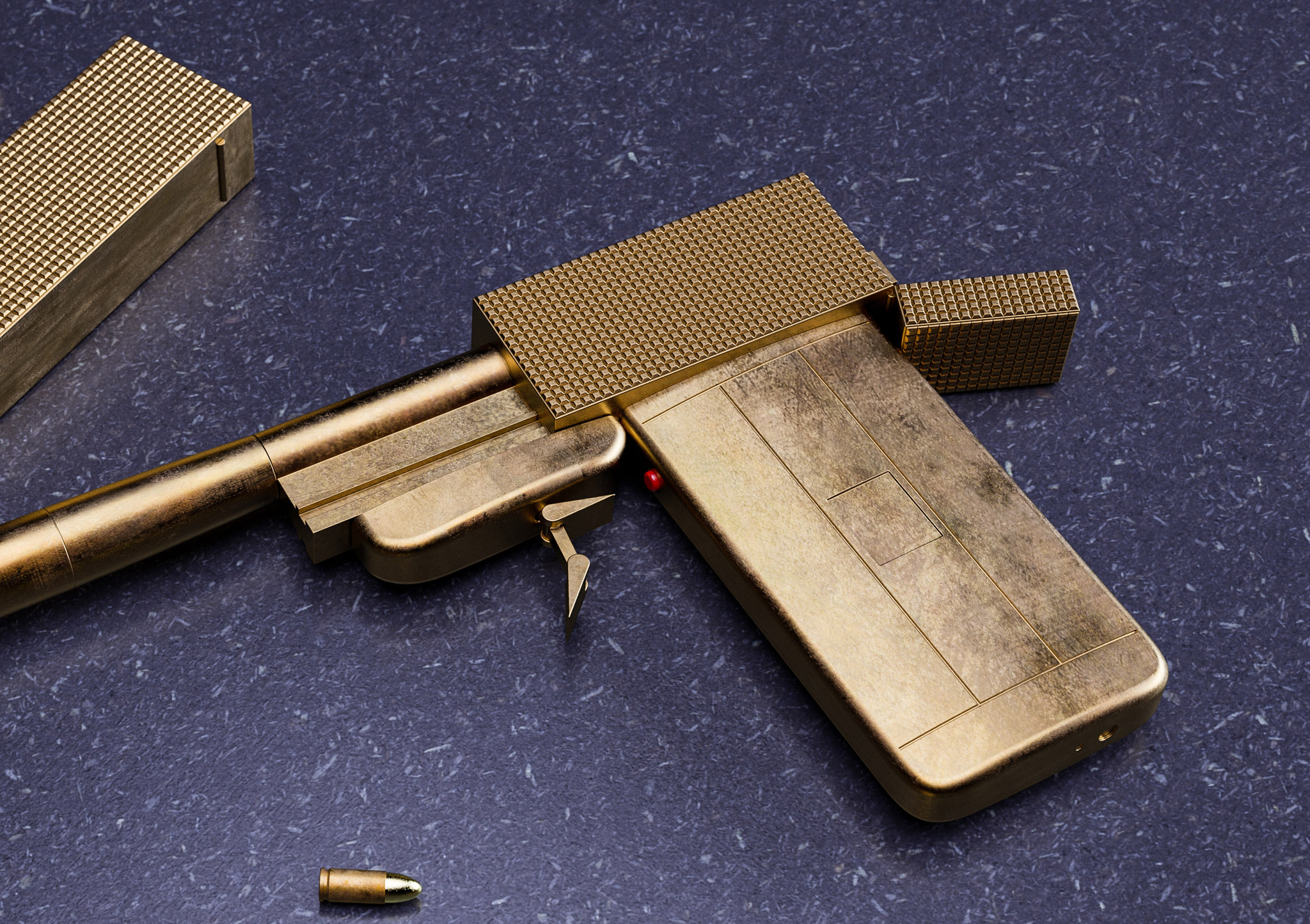 The Golden gun from the Man with the golden gun