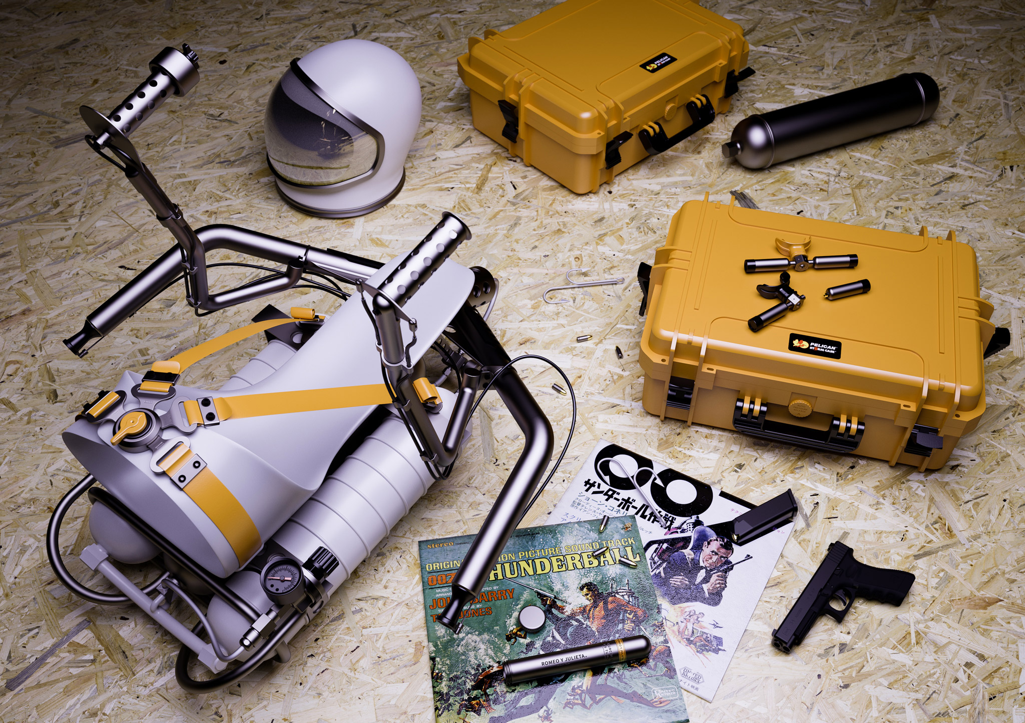 007 Bell textron rocket belt from Thunderball